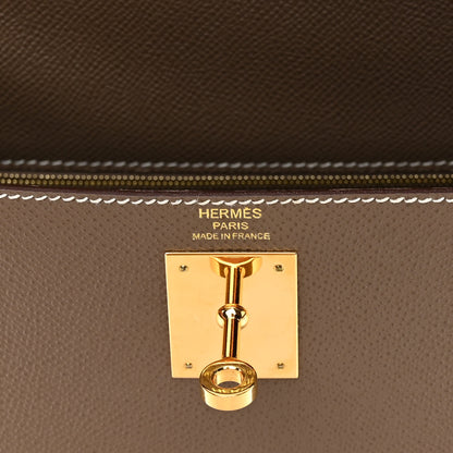 Hermes Epsom Kelly Sellier 28 Etoupe 6 of 15