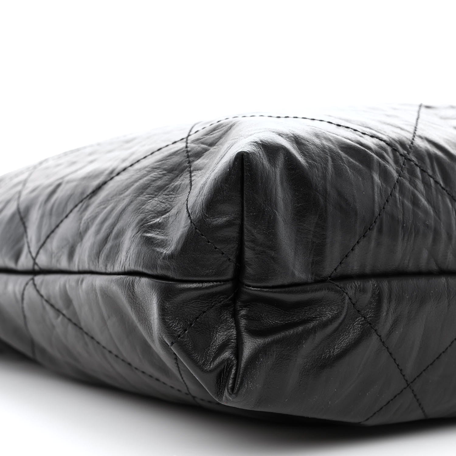 Chanel Crumpled Calfskin Quilted Chanel 22 Black 11 of 14