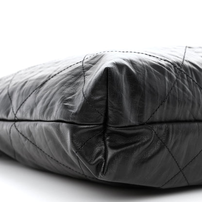 Chanel Crumpled Calfskin Quilted Chanel 22 Black 11 of 14