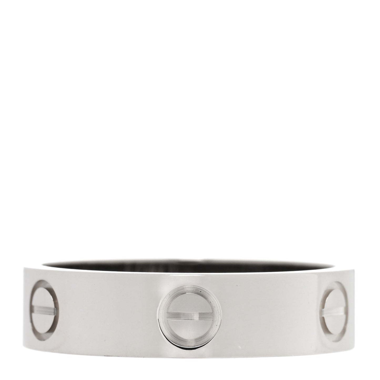 18K White Gold 5.5mm LOVE Ring 61 9.75