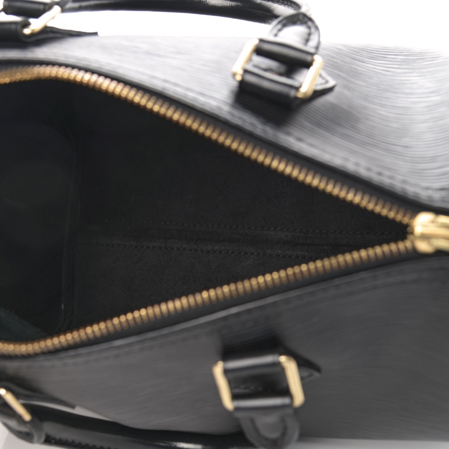 Louis Vuitton Epi Speedy 25 Black 6 of 13
