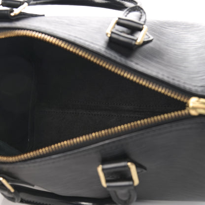 Louis Vuitton Epi Speedy 25 Black 6 of 13