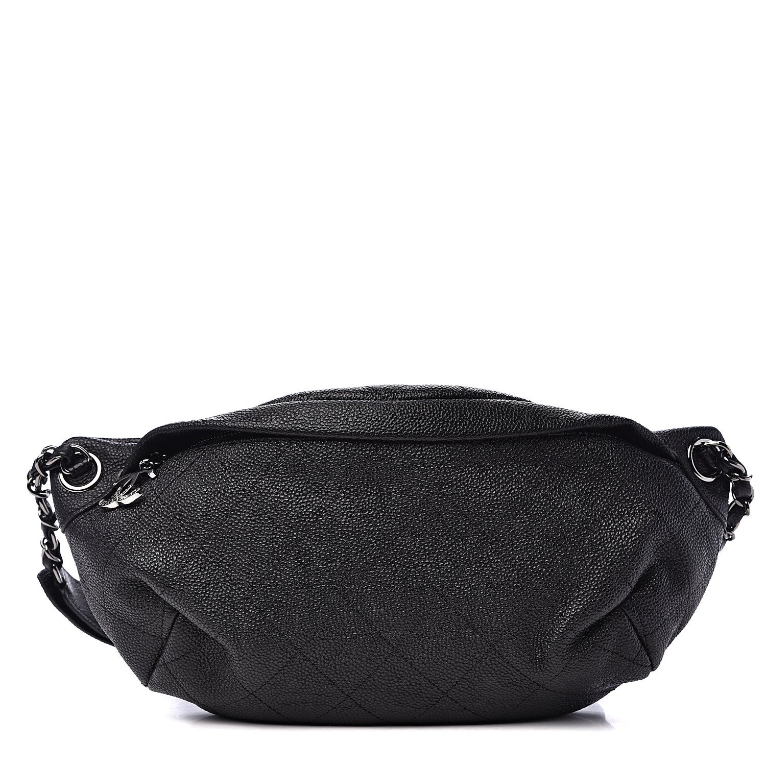 Chanel Caviar Stitched Banane Waist Bag Fanny Pack Black 1 of 8