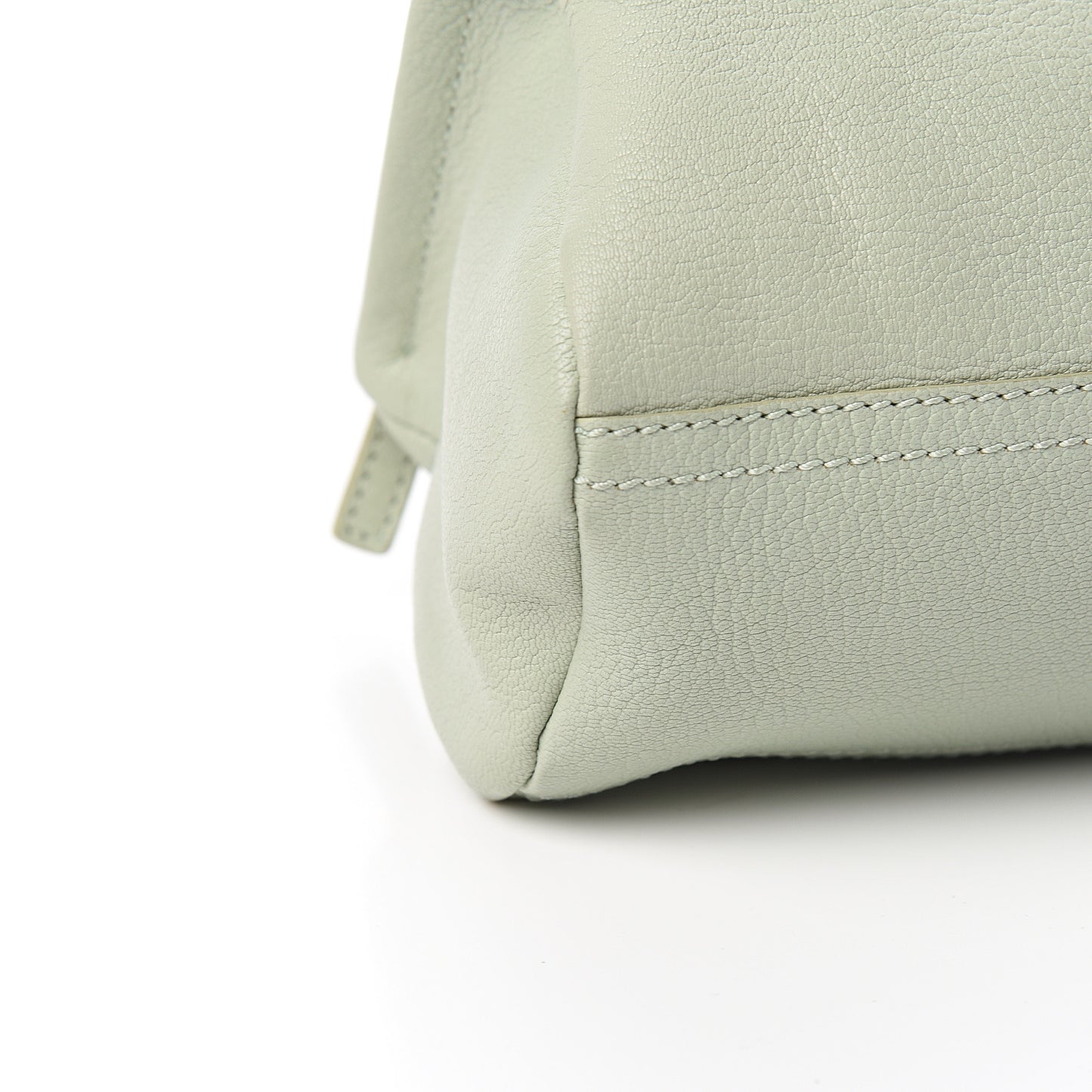 Sugar Goatskin Mini Pandora Aqua Green