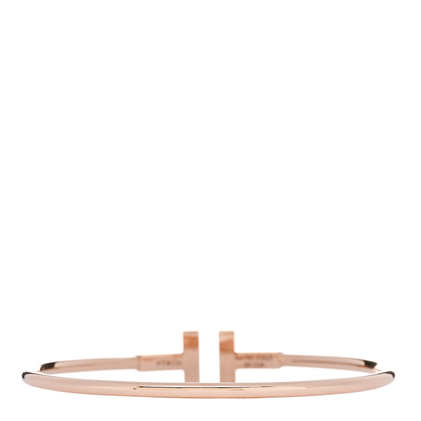 18K Rose Gold Diamond Mother of Pearl T Wire Bracelet