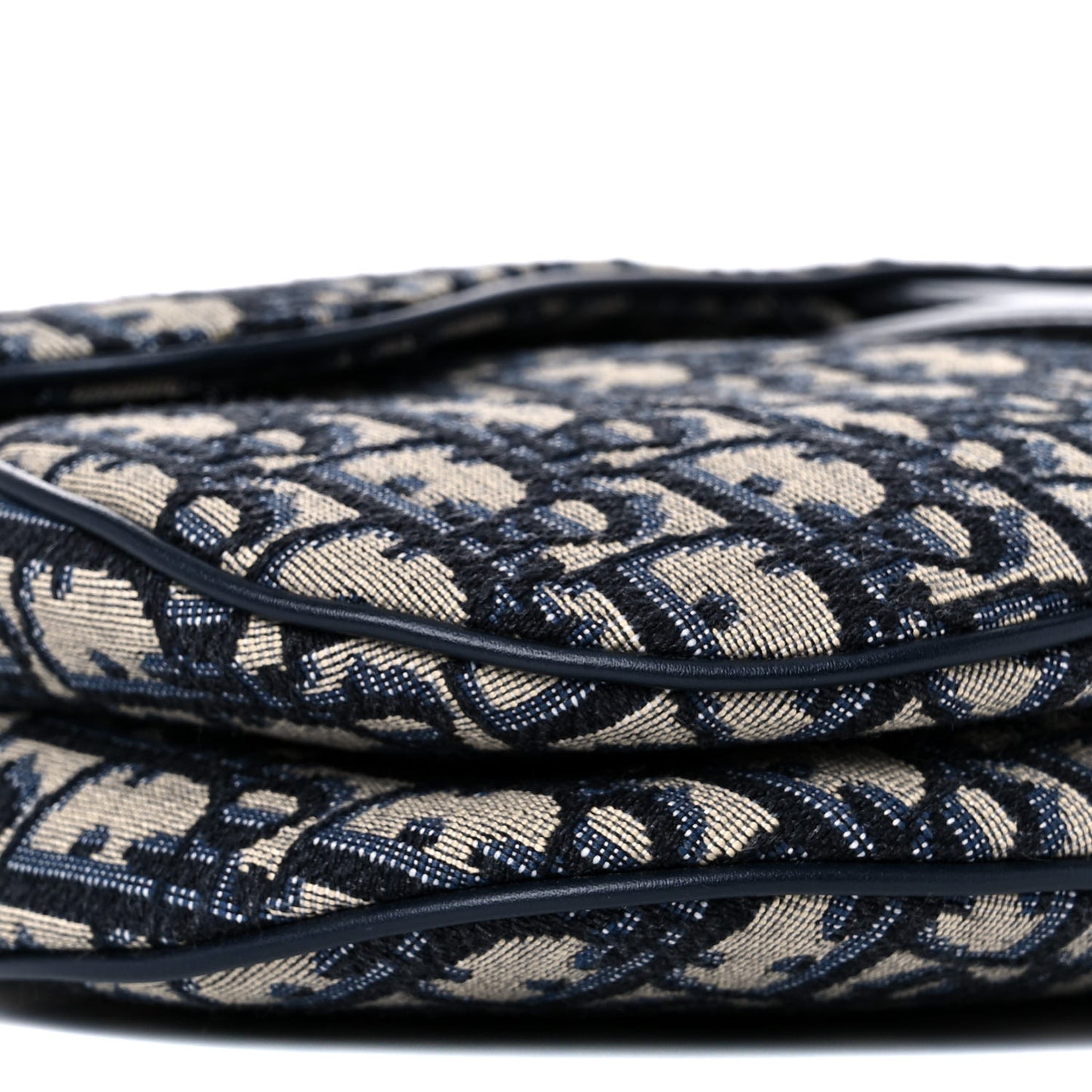 Oblique Saddle Bag Blue
