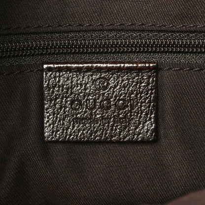Gucci Monogram Small Princy Satchel Dark Brown 6 of 10