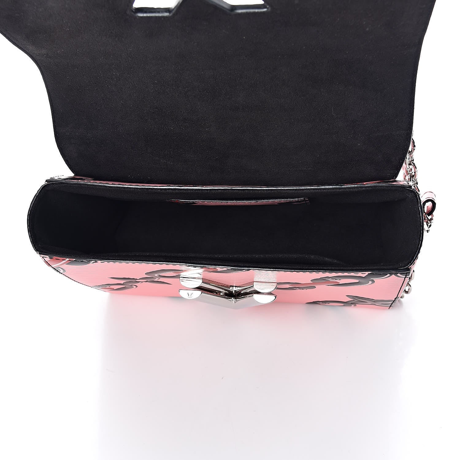 Louis Vuitton Epi Chain Flower Twist Shoulder Bag MM Pink 5 of 9