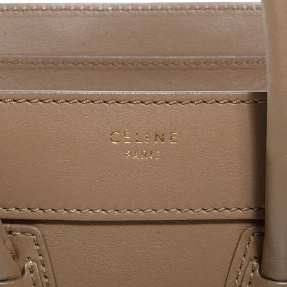 Celine Smooth Calfskin Micro Luggage Camel 8 of 9