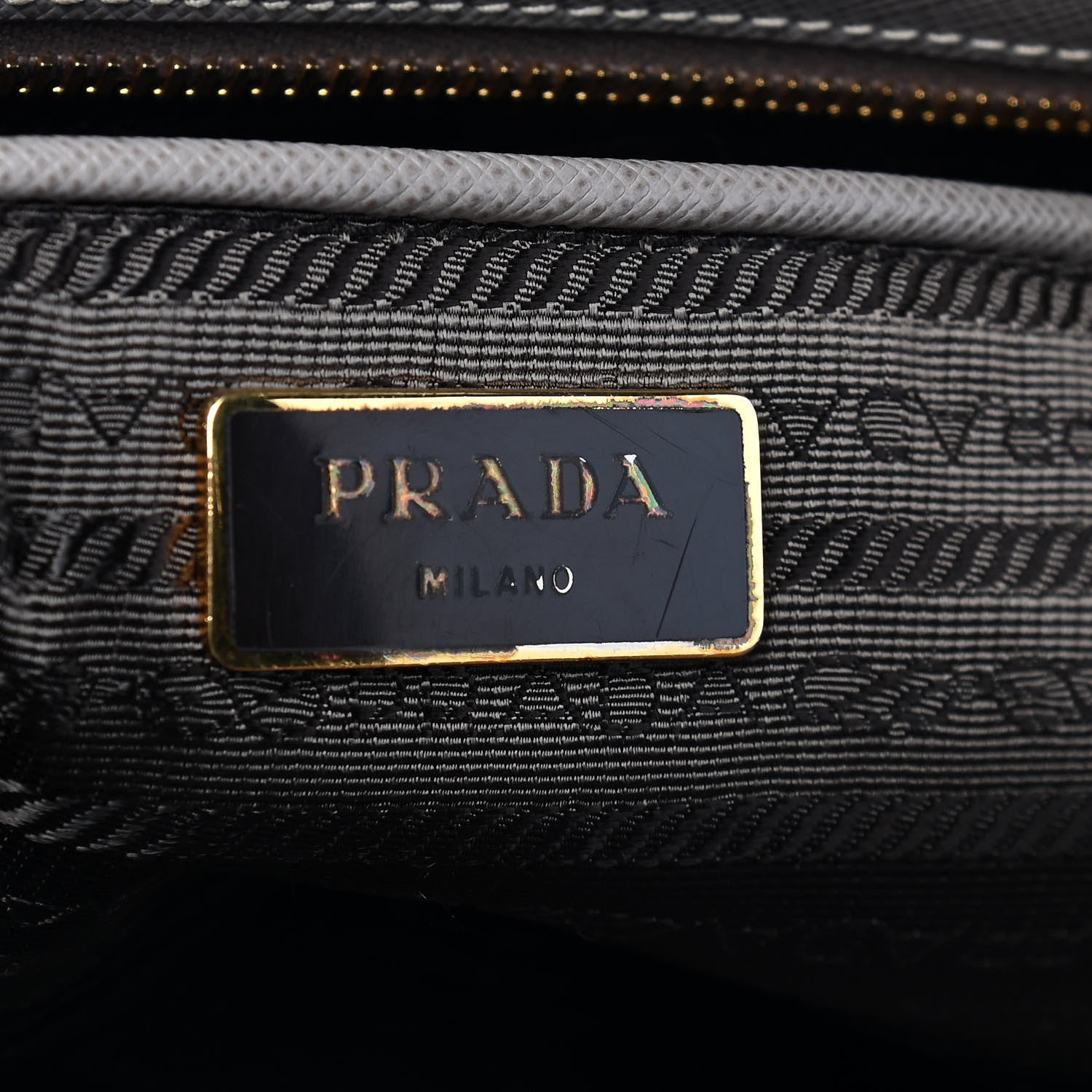 Prada Saffiano Large Galleria Double Zip Tote Argilla 7 of 9
