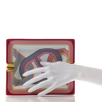 Hermes Porcelain Circuit 24 Ashtray 2 of 5