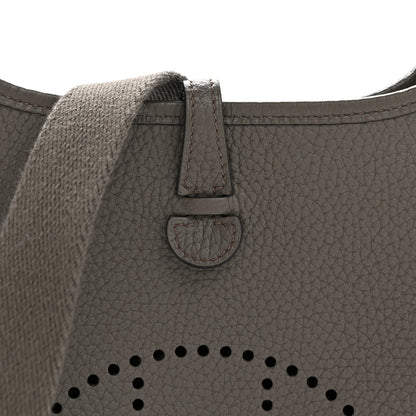 Hermes Taurillon Clemence Evelyne TPM Etain 8 of 13