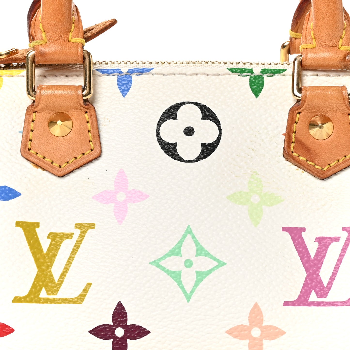 Monogram Multicolor Mini Sac HL Speedy White