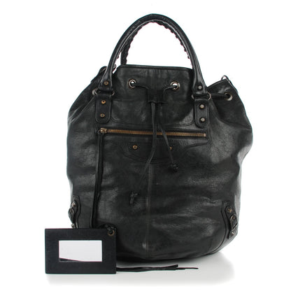 Balenciaga Agneau Classic Hardware Pompon Black 1 of 9