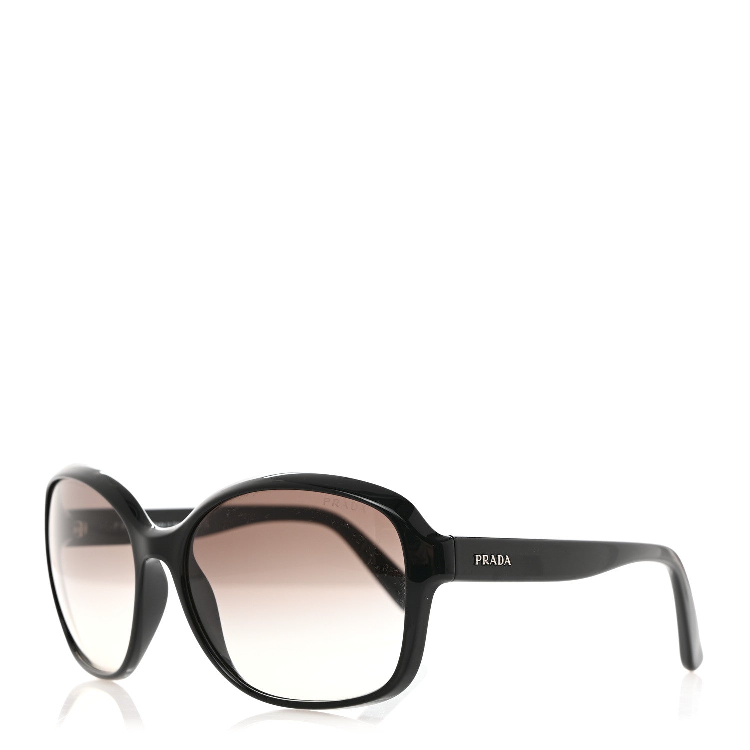 Prada Square Sunglasses SPR 18Q Black 1 of 8