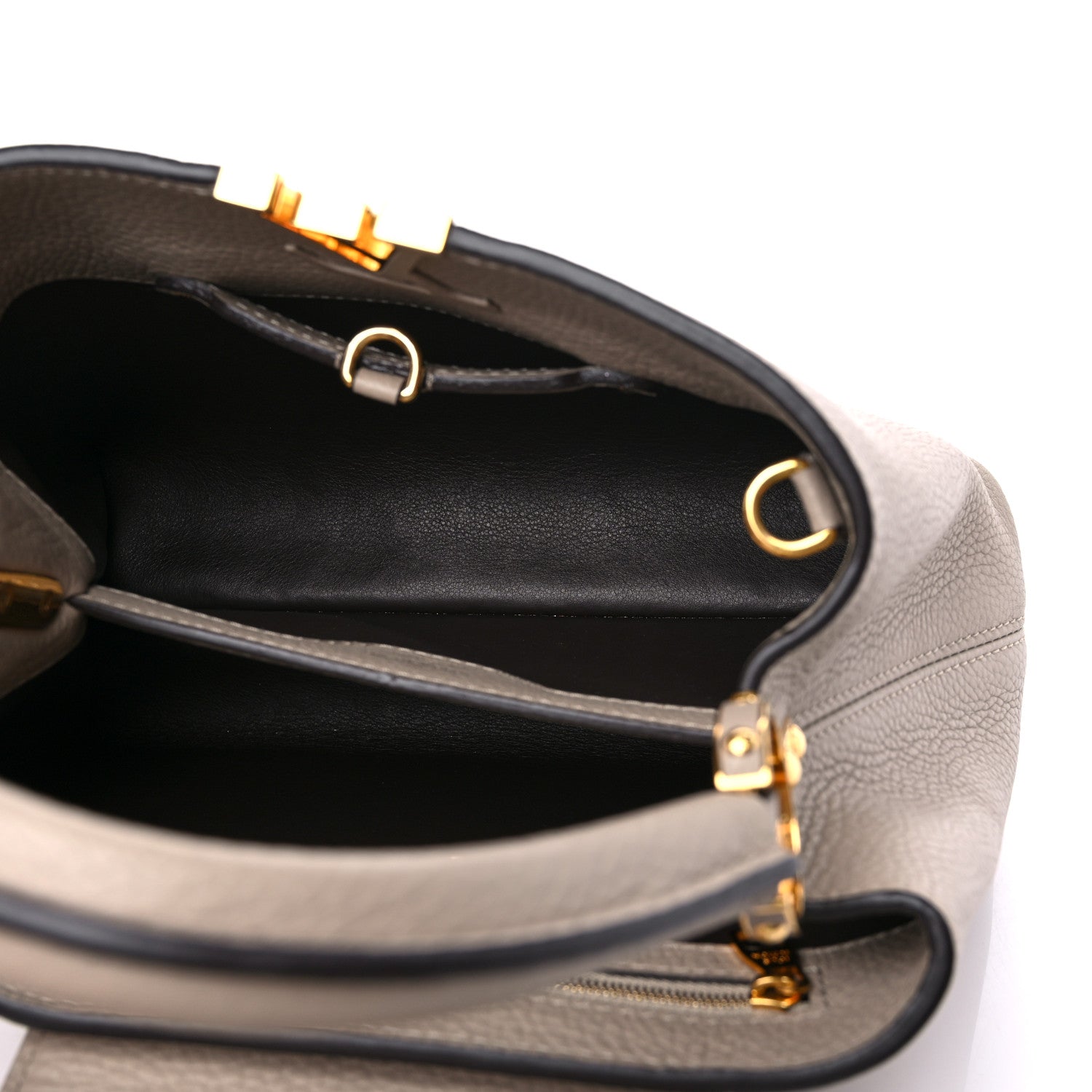 Louis Vuitton Taurillon Capucines PM Galet 5 of 11