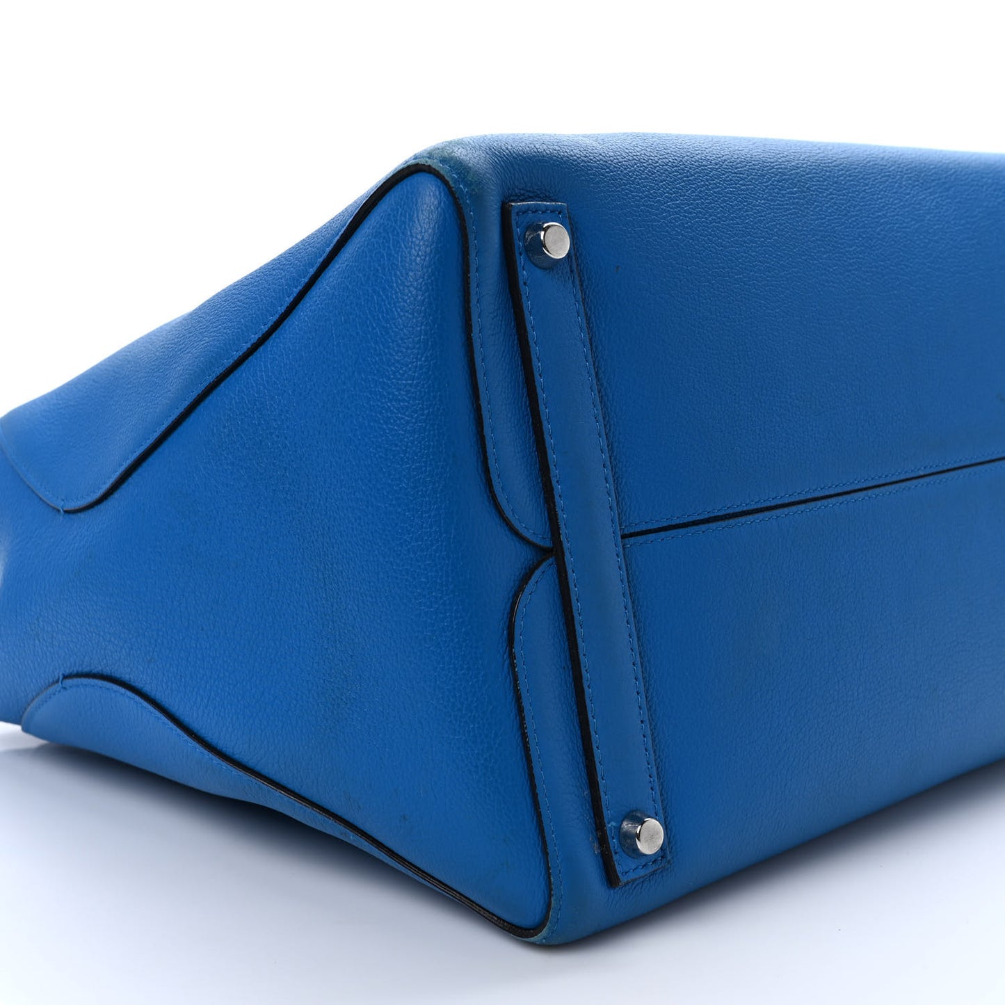 Supple Grained Calfskin Large Open Bar Tote