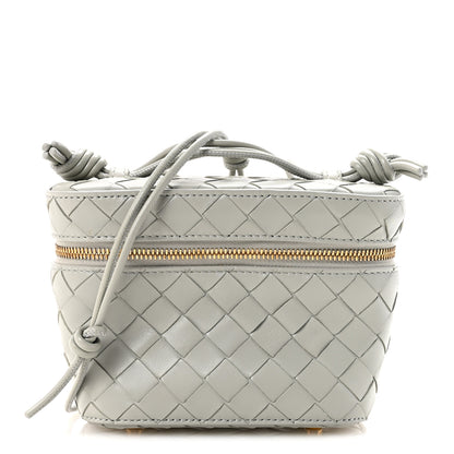 Bottega Veneta Nappa Intrecciato Small Vanity Case On Strap Agate Grey 1 of 10