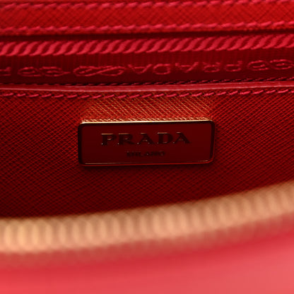 Prada Saffiano Medium Galleria Double Zip Tote Fuoco 6 of 10