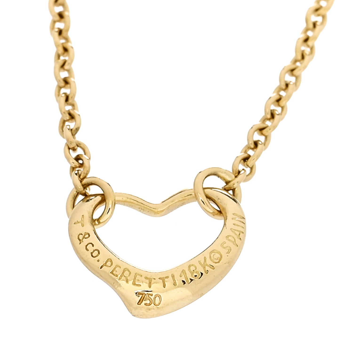18K Yellow Gold Elsa Peretti 3 Open Heart Bracelet