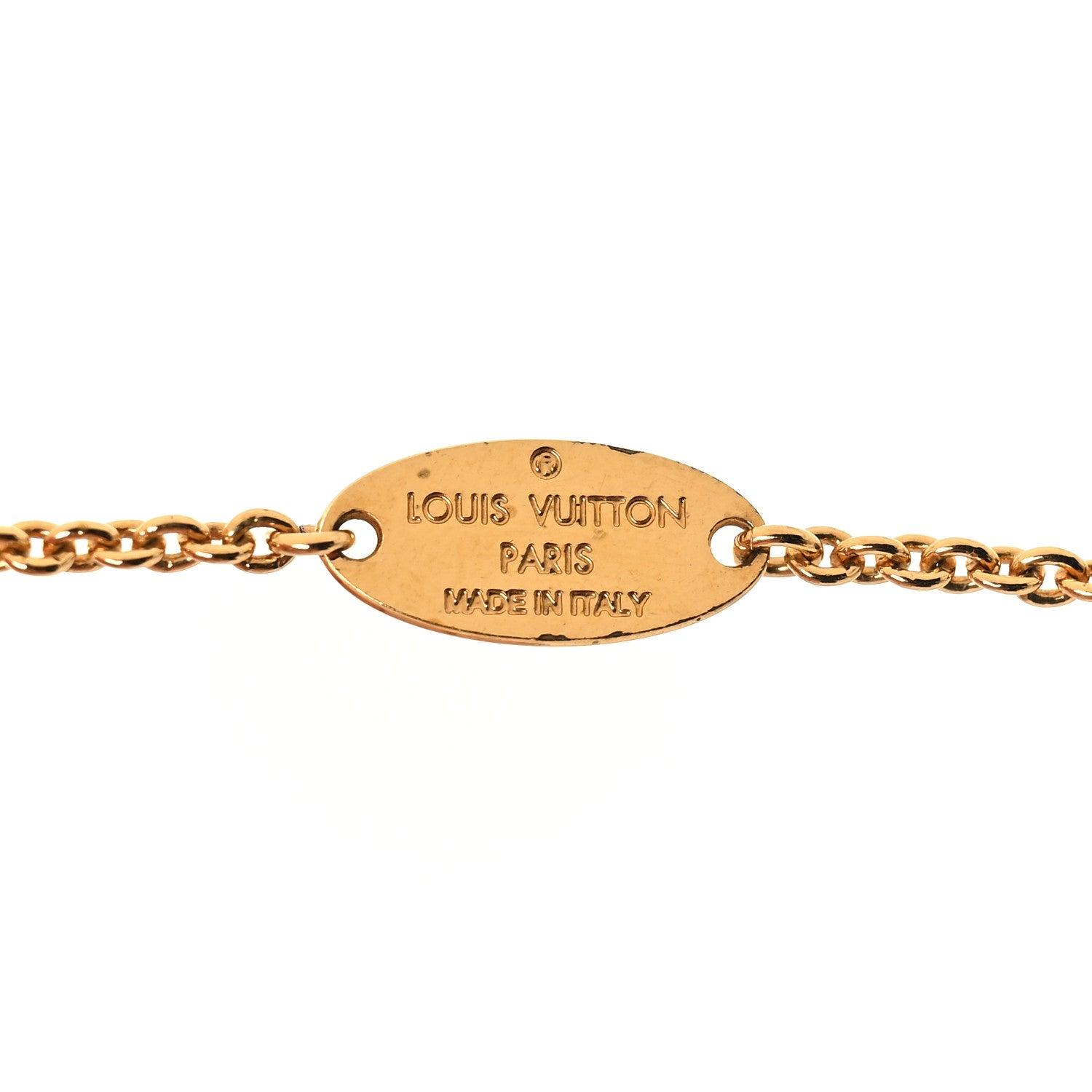 Louis Vuitton LV And Me Letter R Bracelet Gold 4 of 6