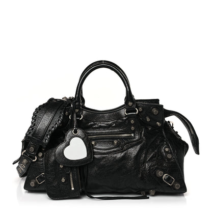 Balenciaga Agneau Arena Neo Cagole City Handbag Black 1 of 9