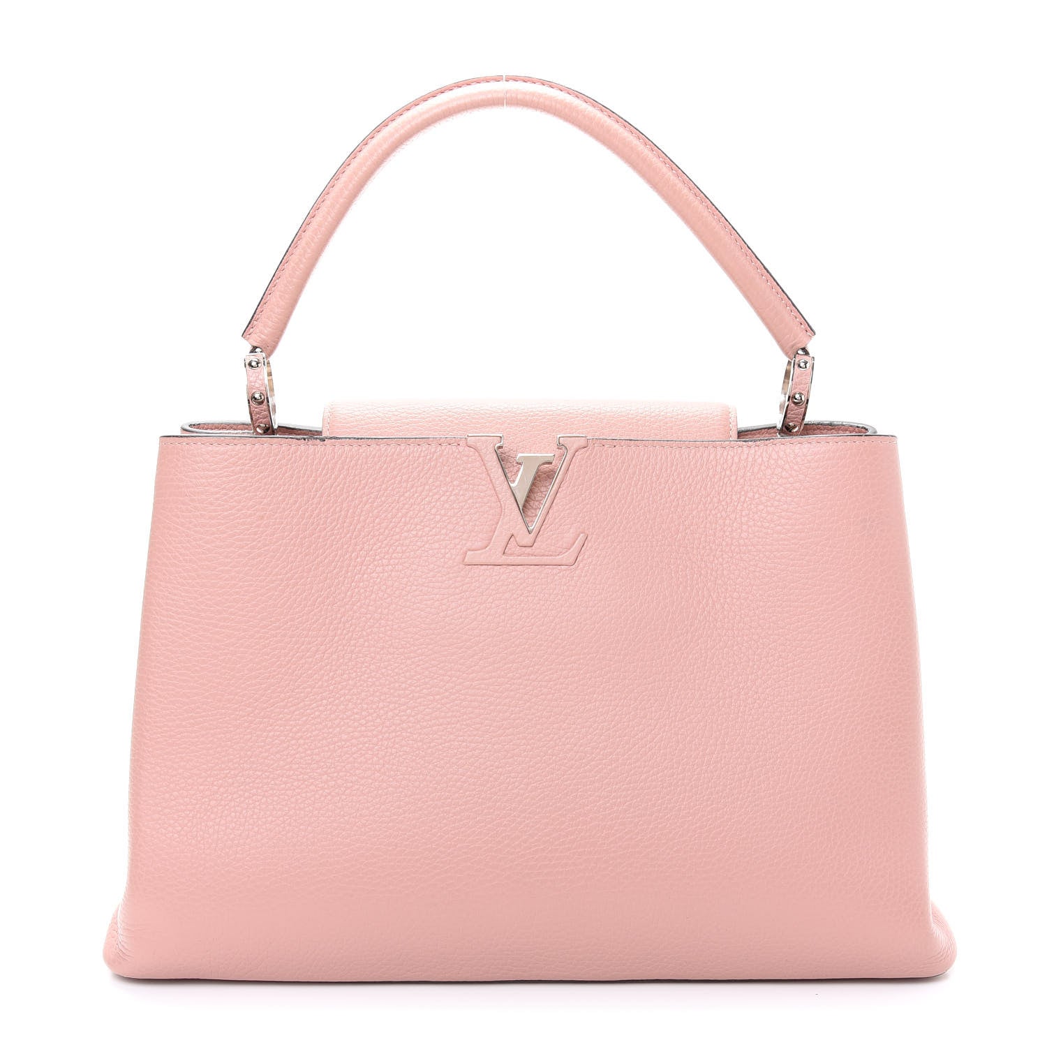 Louis Vuitton Taurillon Capucines MM Magnolia 1 of 10
