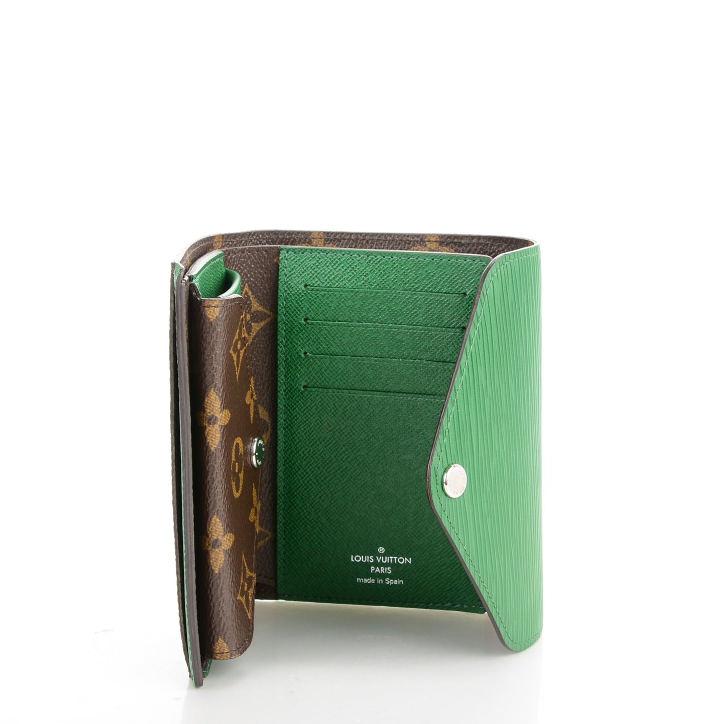 Epi Monogram Marie-Lou Compact Wallet Menthe