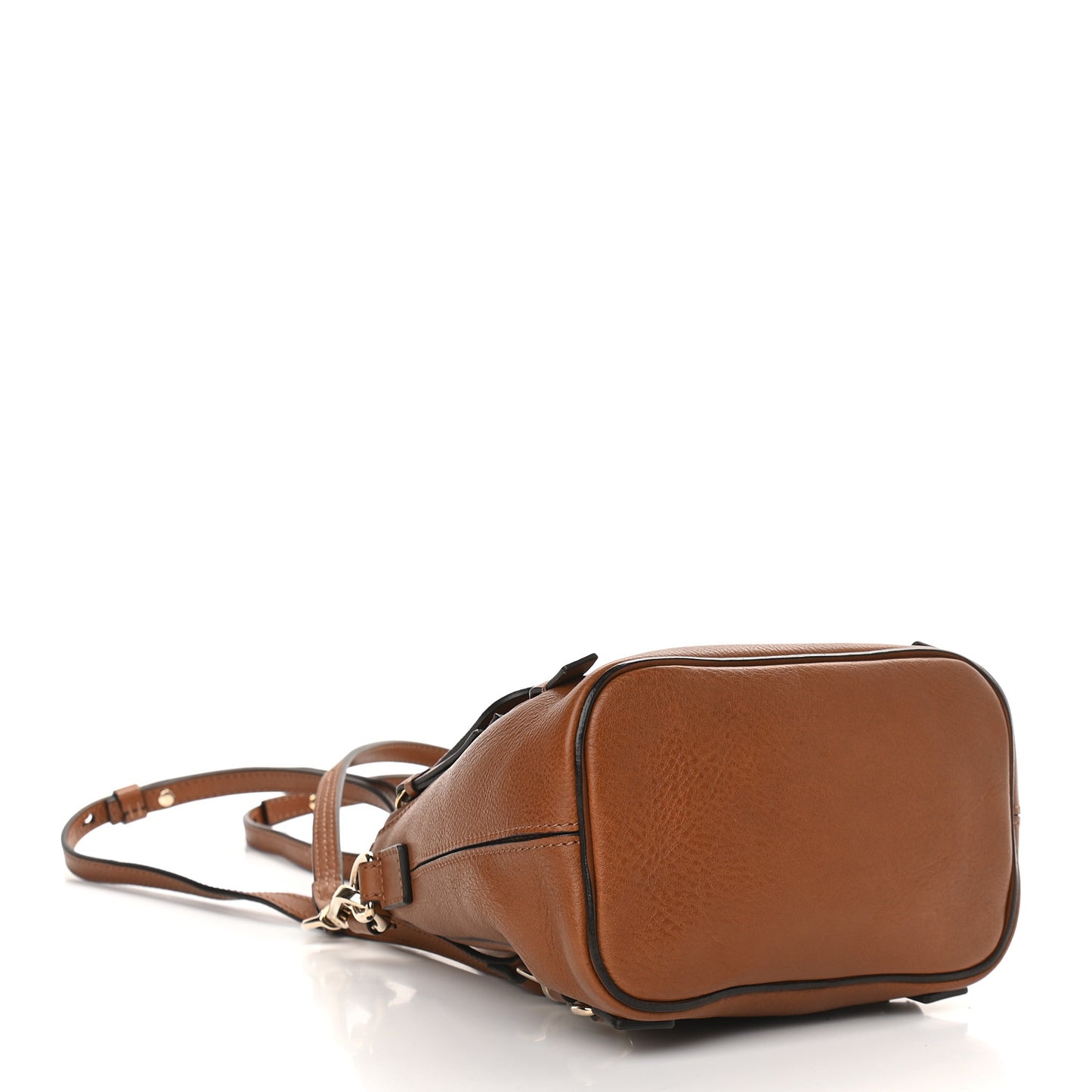 Suede Calfskin Mini Faye Backpack Tan