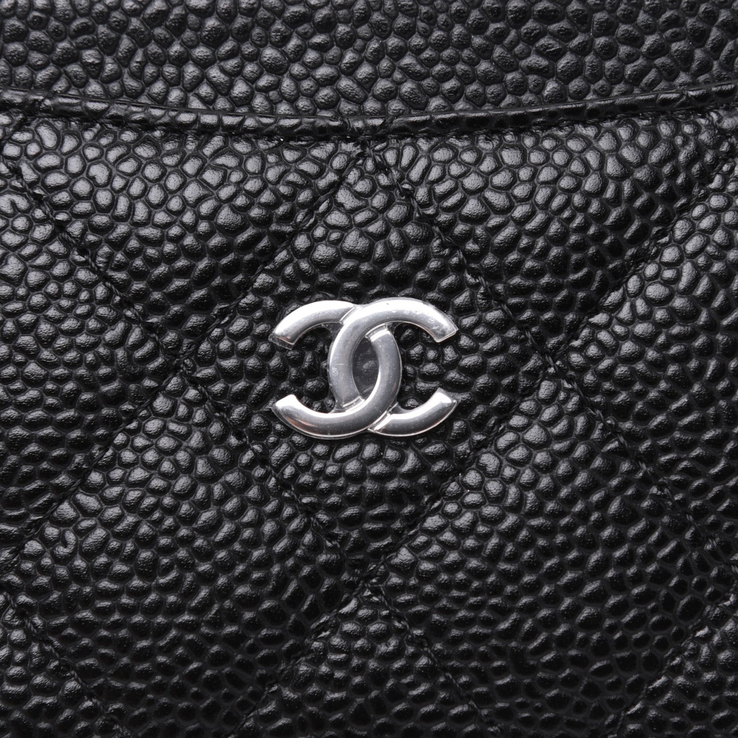 Chanel Caviar Quilted Card Holder Black 11 of 12