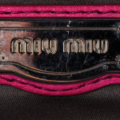 Miu Miu Nappa Matelasse Shoulder Bag Fuxia 5 of 13