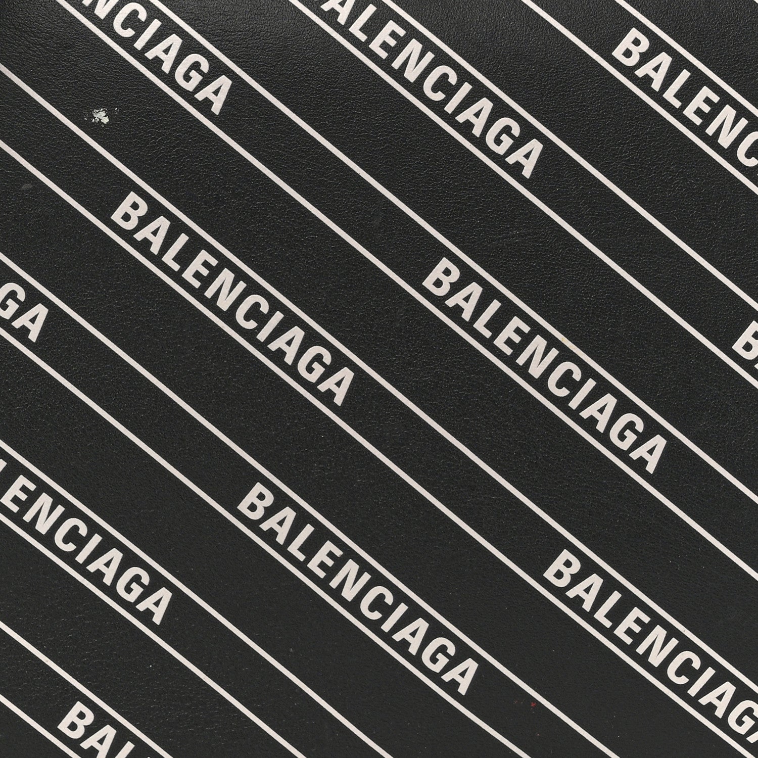 Balenciaga Calfskin All Over Logo Flap S Bag Black 9 of 19
