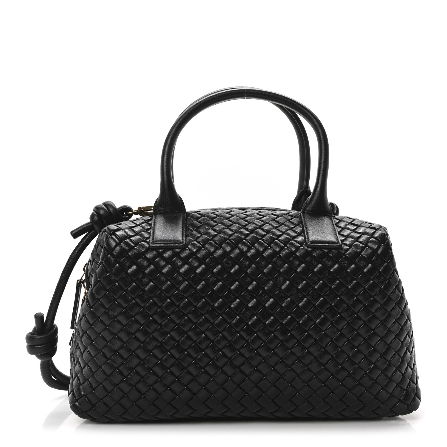 Bottega Veneta Nappa Intrecciato Medium Bauletto Black Black 1 of 9