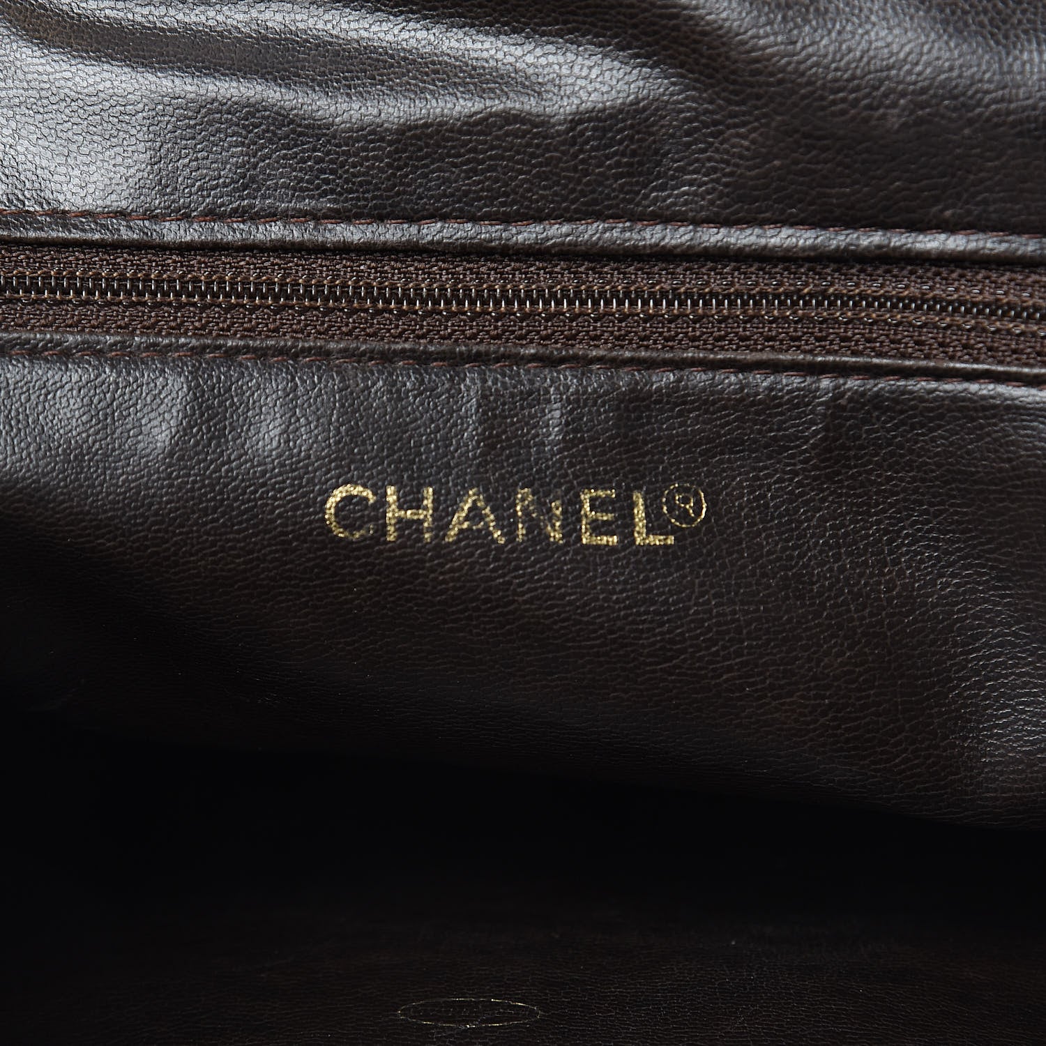 Chanel Caviar Quilted CC Backpack Brown 6 of 12