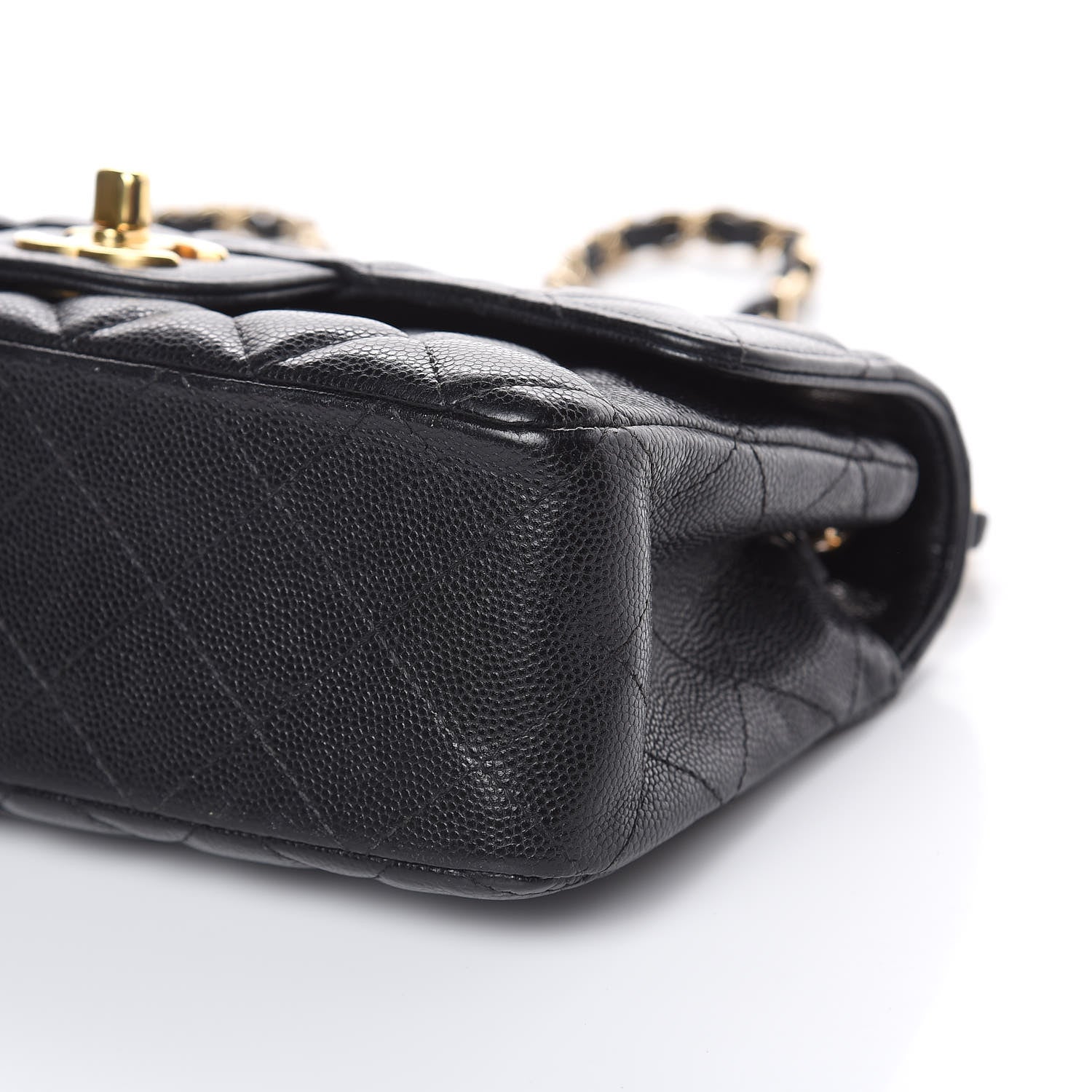 Chanel Caviar Quilted Mini Rectangular Flap Black 9 of 17