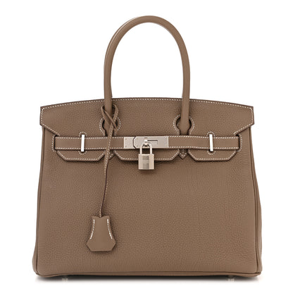 Hermes Togo Birkin 30 Etoupe 1 of 12