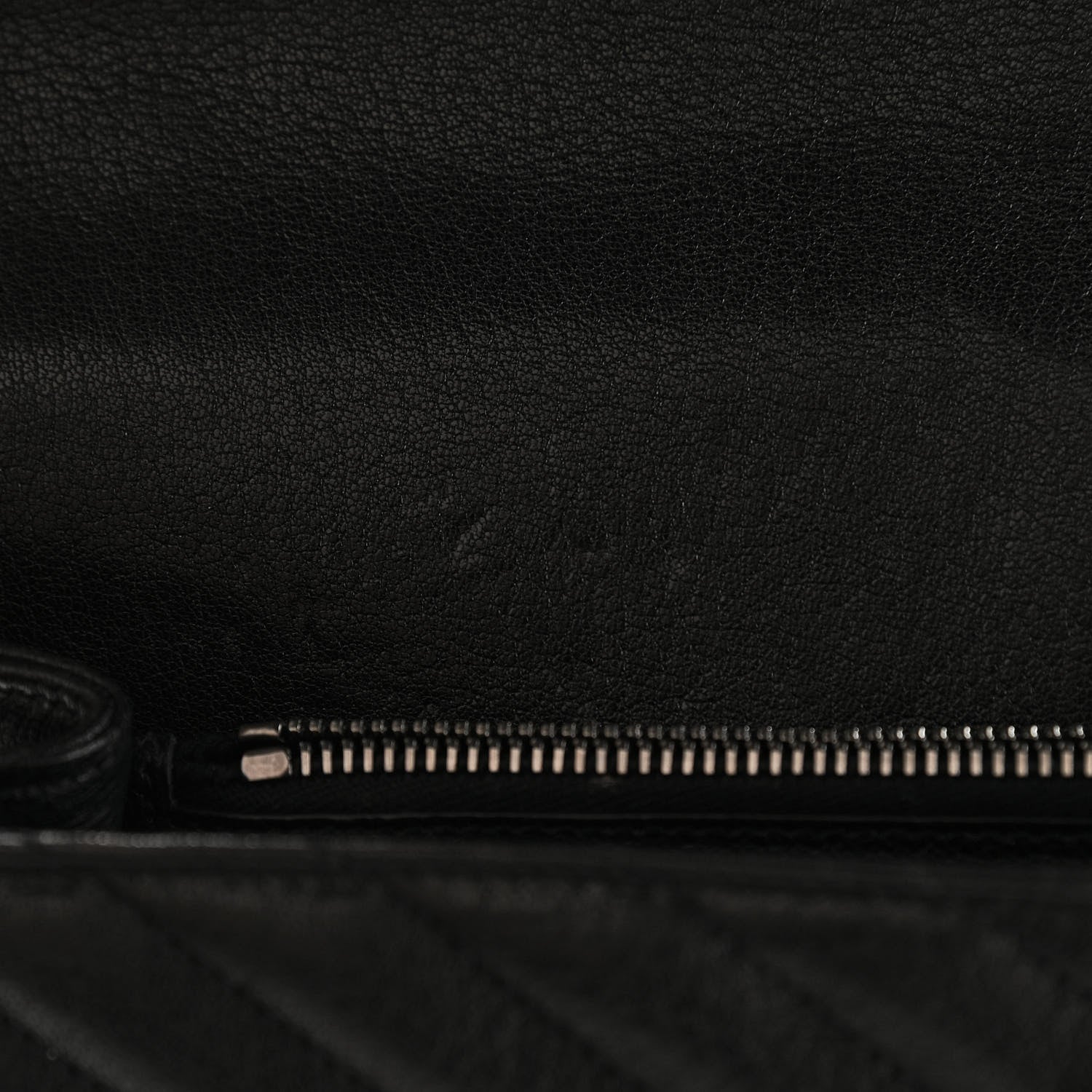 Saint Laurent Sheepskin Matelasse Chevron Monogram Large College Satchel Black 12 of 16