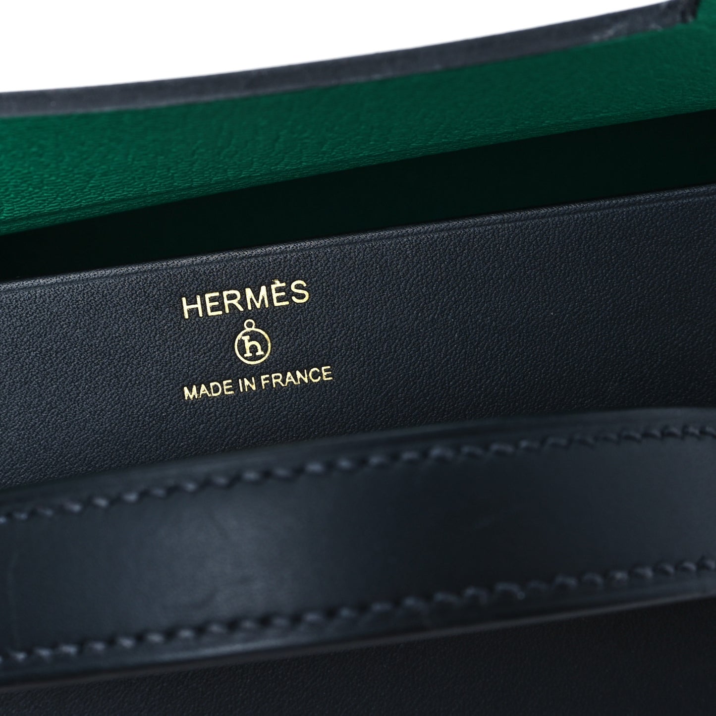 Vache Hunter Shiny Crocodile Petit H Box Bag Caban Black Menthe