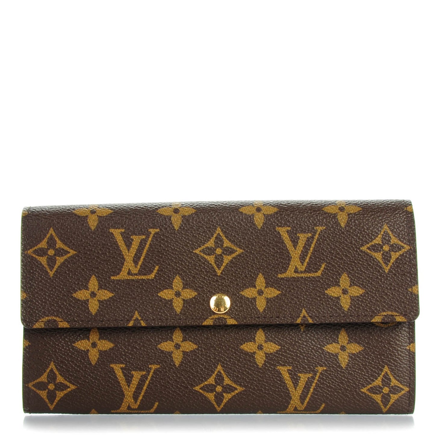 Monogram Fleuri Sarah Wallet Rose