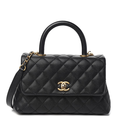 Chanel Caviar Quilted Mini Coco Handle Flap Black 1 of 13