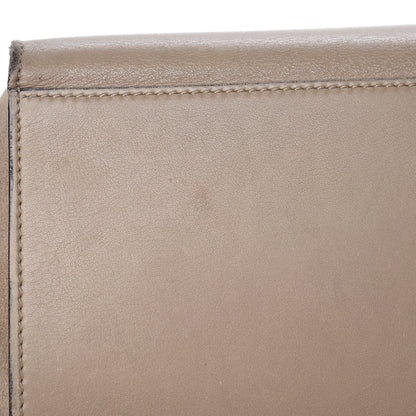 Celine Calfskin Suede Whipsnake Medium Trapeze Black Dune 25 of 29