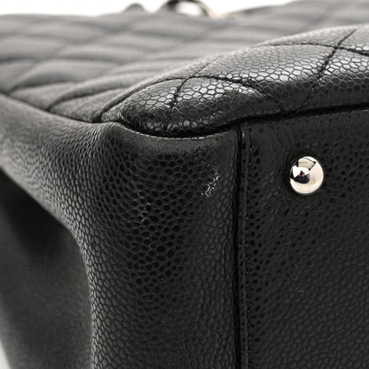 Chanel Caviar Quilted XL Grand Shopping Tote GST Black 15 of 17