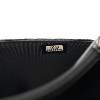 Chanel Crumpled Lambskin Studded Paris Dallas Wallet On Chain WOC Black 8 of 14