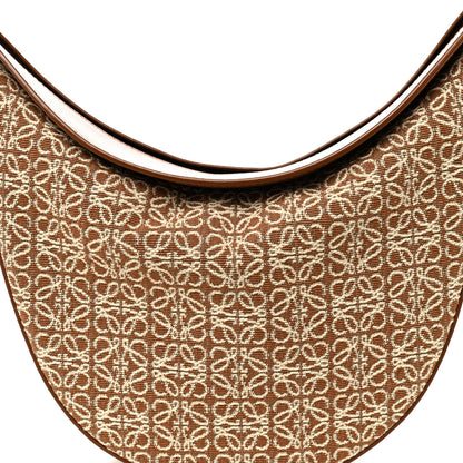 Loewe Jacquard Anagram Calfskin Luna Bag Tan Pecan 8 of 10