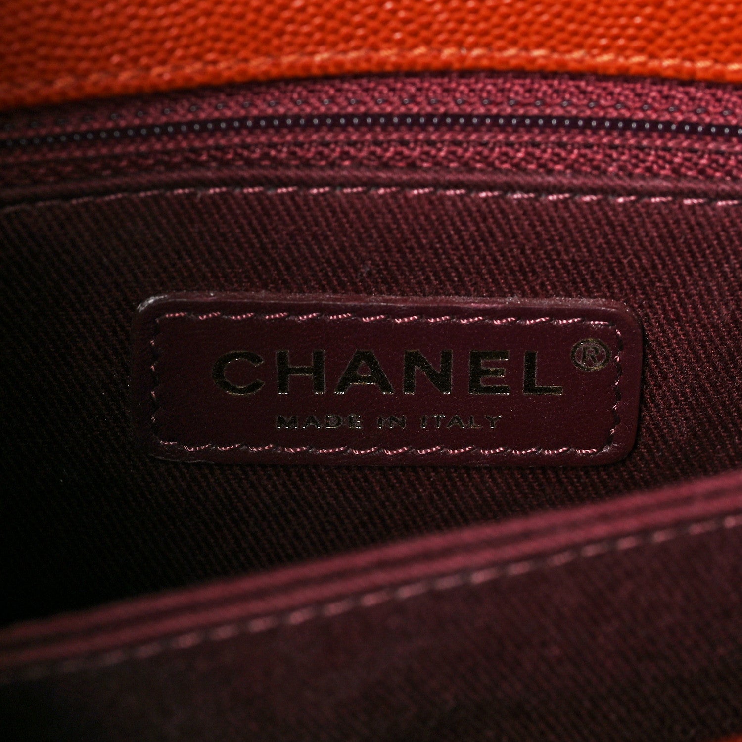 Chanel Caviar Chevron Quilted Mini Coco Handle Flap Brown 6 of 8