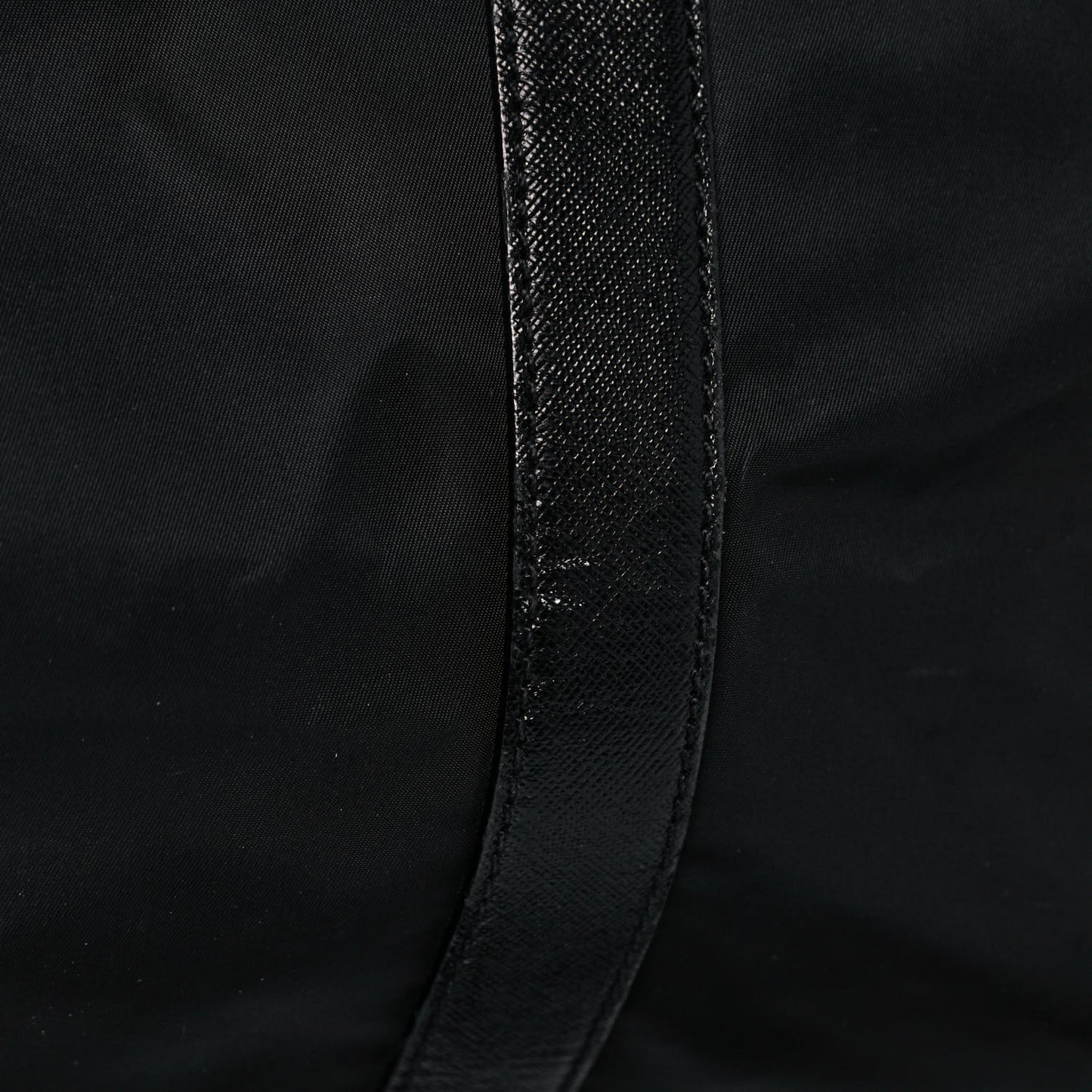 Tessuto Nylon Saffiano Duffle Black