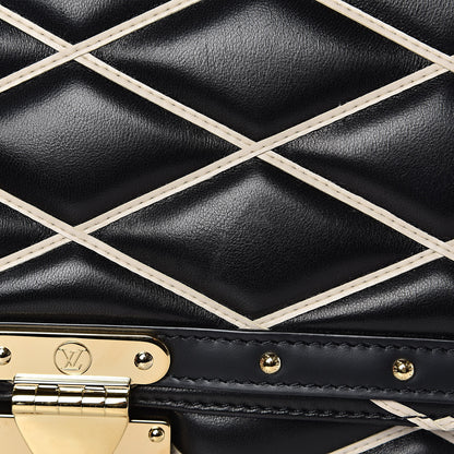 Louis Vuitton Lambskin Malletage Pochette Flap Black 11 of 11