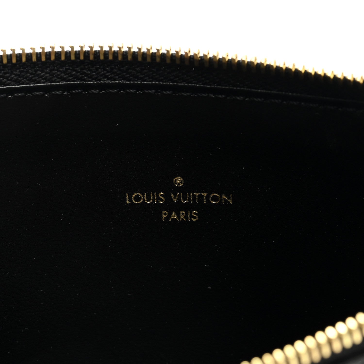 Louis Vuitton Empreinte Felicie Chain Wallet Zippered Insert Black 6 of 6