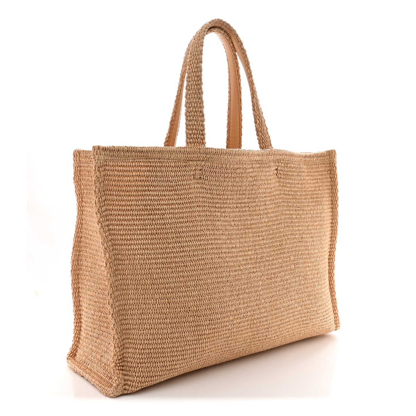 Raffia Large G Shopping Tote Natural