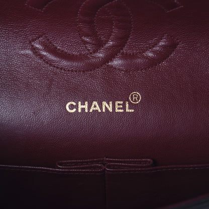 Chanel Lambskin Quilted Medium Double Flap Black 6 of 8